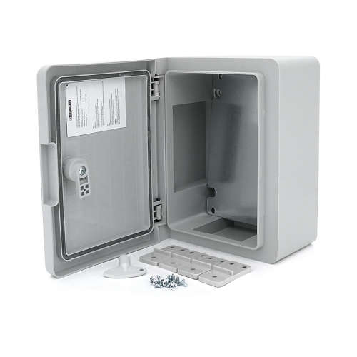 Бокс міцний Voltronic, з ABS пластику, з монтажною панеллю, IP65 (YT33511)