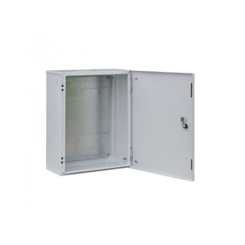 Корпус електротехнічний VAGO, 300х300х150мм, товщина 1мм, з монтажною панеллю, IP31, метал (021746)