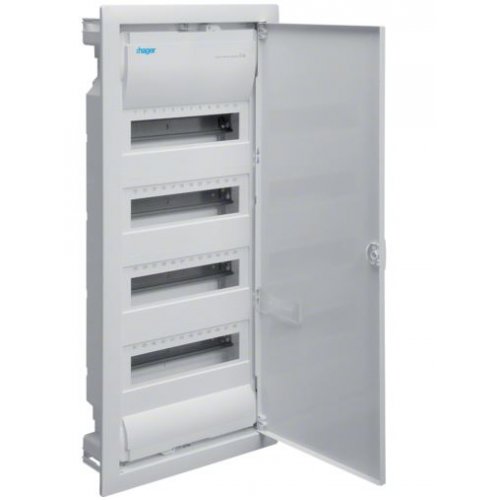 Щит під автоматичні вимикачі VOLTA VU48UA, внутрішній, 48 модулів, ABS пластик, металеві двері