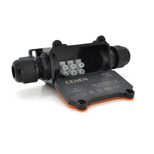 Водонепроникна коробка Voltronic CN801, PG13.5 (7-12мм), 1-6 контактів, 70х40х40мм, IP68