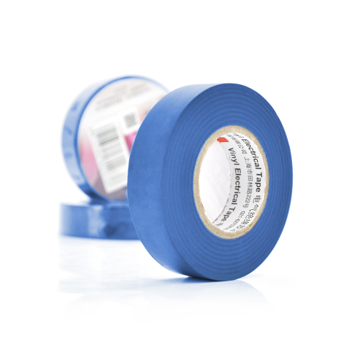 Ізоляційна стрічка 3M, 0.13x18мм, 10м, висока якість, синя, 10 штук в упаковці, ціна за штуку