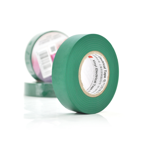 Ізоляційна стрічка 3M, 0.13x18мм, 10м, висока якість, зелена, 10 штук в упаковці, ціна за штуку