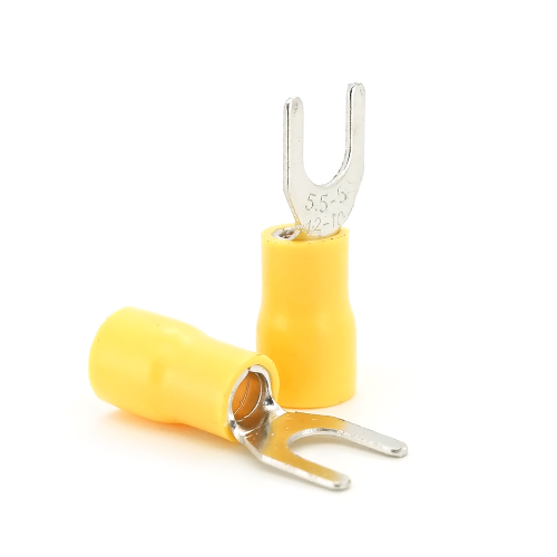 Клема Voltronic, тип U, 0.7мм, діапазон дроту 4-6мм, ізольована, максимальний струм 48А, під обтискання, латунь, 100шт