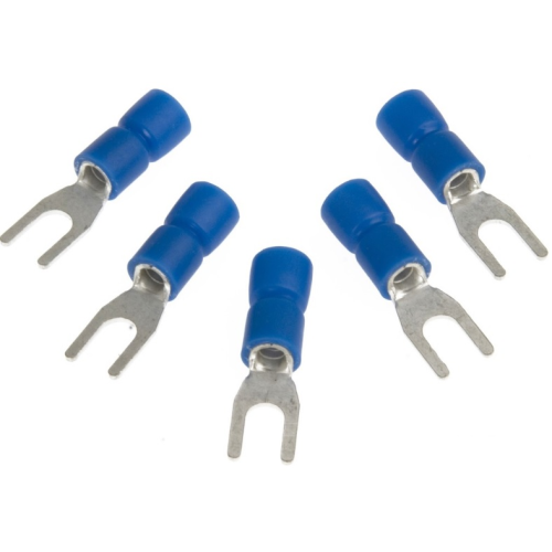 Клема Voltronic SV2-5, тип U, 0.5мм, діапазон дроту 1.5-2.5мм, ізольована, максимальний струм 27А, під обтискання, латунь, 100шт