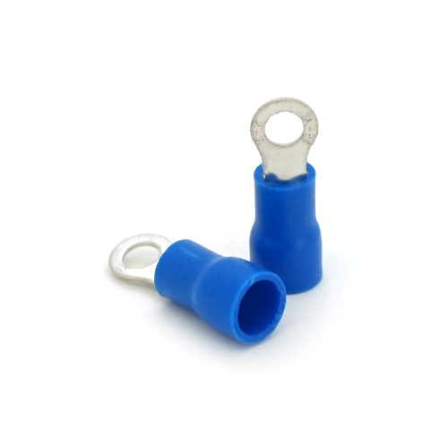 Клема Voltronic RV2-3.2, тип О, 0.5мм, діапазон дроту 1.5-2.5мм, ізольована, максимальний струм 27А, під обтискання, латунь, 100шт