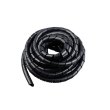 Спіральний кабельний організатор, діаметр 6mm, довжина 15m, Black