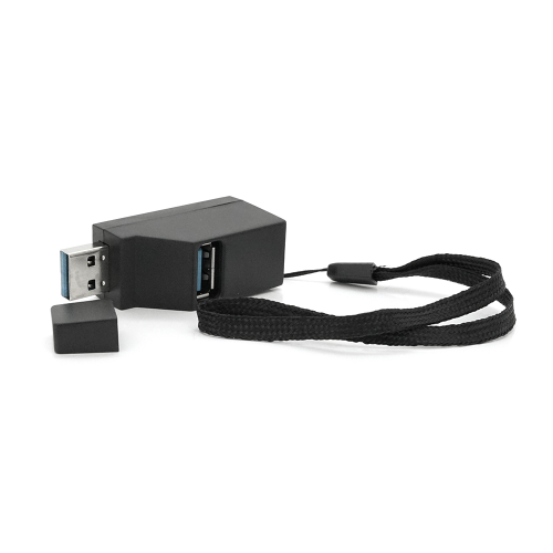 USB-хаб портативний Voltronic, USB 3.0, 1xUSB 3.0/2xUSB 2.0, Black, OEM