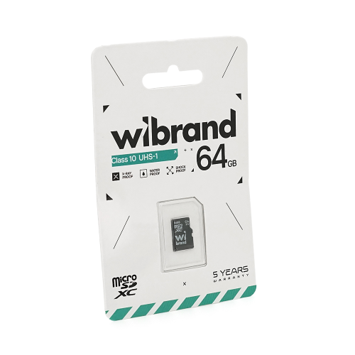 Карта пам'яті Mibrand, 64GB, microSDHC, Class 10 UHS-I
