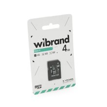 Карта пам'яті Mibrand, 4GB, microSDHC, Class 4
