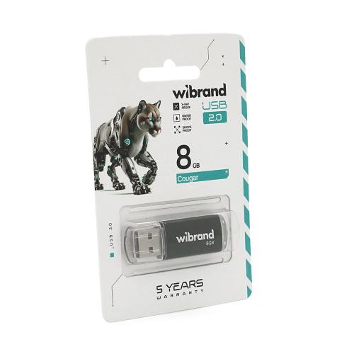 Флеш-накопичувач Mibrand Cougar, USB 2.0, 8GB, Blister