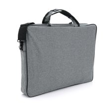 Сумка для ноутбука Merlion, 17, з плечовим ременем, поліестер, Gray