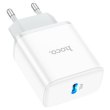 Мережевий зарядний пристрій HOCO C104A, 1xUSB Type-C, PD 20W, White, Box