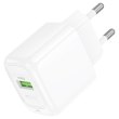 Мережевий зарядний пристрій HOCO CS52A, 1xUSB, 18W, White, Blister