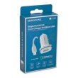 Автомобільний зарядний пристрій BOROFONE BZ12A, 1xUSB, кабель microUSB, 1м, White, Box