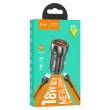 Автомобільний зарядний пристрій HOCO Z46, 1xUSB, кабель USB Type-C, 18W, кабель 1м, Black, Box