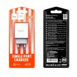 Мережевий зарядний пристрій HOCO C72A, 1xUSB, 2.1A, White, Blister