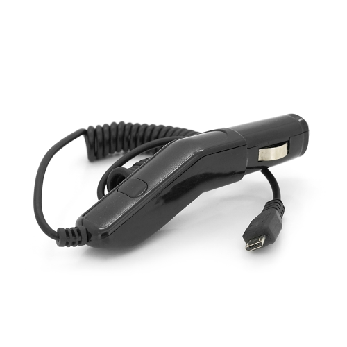 Автомобільний зарядний пристрій Voltronic, microUSB, 5-5.5V, 0.5A, Black, Box