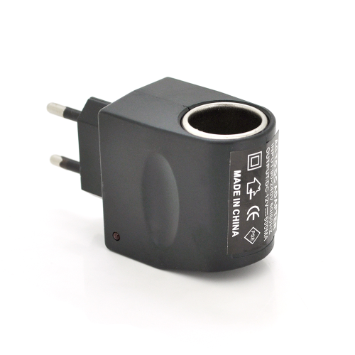 Адаптер живлення 220В->12В / 0,5A прикурювач