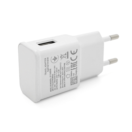 Мережевий зарядний пристрій Voltronic, 110-240V, 1xUSB, 5V/2A, White, Blister-box