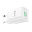 Мережевий зарядний пристрій HOCO C145A, 1xUSB, 18W, White, Blister