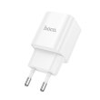 Мережевий зарядний пристрій HOCO C145A, 1xUSB, 18W, White, Blister