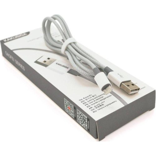 Кабель Lightning iKAKU USB 2.0 to Lightning 1m Gray (KSC-723-Gr-L)