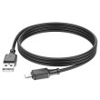 Кабель Hoco X101 Silicone, Lightning-USB, 2.4А, довжина 1м, Black, BOX