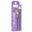 Кабель Hoco X101 Silicone, Lightning-USB, 2.4А, довжина 1м, Black, BOX