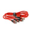 Кабель iKAKU KSC-296 TUOYUAN, USB Type-A to MicroUSB/Lightning/USB Type-C, довжина 1м, Red, BOX