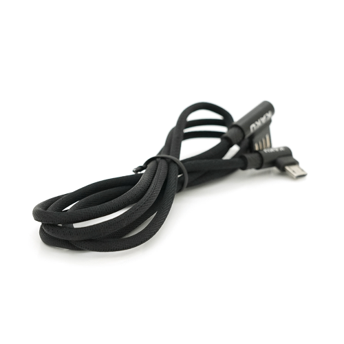 Кабель iKAKU KSC-028 JINDIAN, USB Type-A to MicroUSB, 2.4A, довжина 1м, Black, BOX