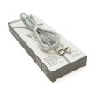 Кабель iKAKU KSC-723 GAOFEI PD20W, USB Type-C to Lightning, довжина 1м, Silver, BOX