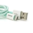 Кабель iKAKU KSC-723 GAOFEI smart charging cable for micro, Green, довжина 1м, 2.4A, BOX