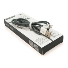 Кабель iKAKU KSC-723 GAOFEI, USB Type-A to Lightning, 2.4A, довжина 1м, Black, BOX