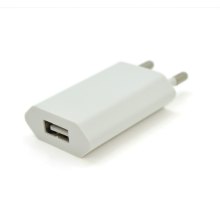 Мережевий зарядний пристрій VD07, 220V-USB, 100-240V, 5W, 5-5.5V 1A, White, OEM