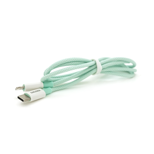 Кабель iKAKU KSC-723 GAOFEI PD60W, USB Type-C to Lightning, довжина 1м, Green, BOX