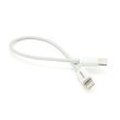 Кабель iKAKU KSC-653 FEIYUE PD100W, USB Type-C to Lightning, довжина 0.25м, White, BOX