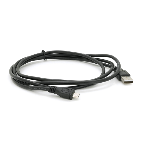 Кабель USB 2.0 (AM / Miсro 5 pin) 1,5 м, чорний, Пакет Q250