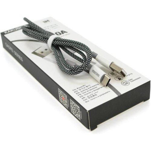 Кабель Lightning iKAKU USB 2.0 to Lightning 1m Black (KSC-028-B-L)