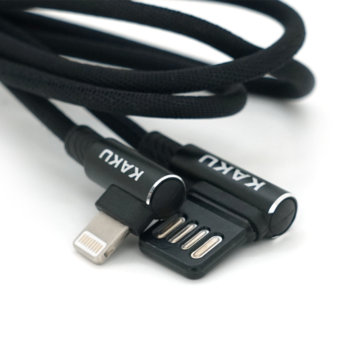 Кабель Lightning iKAKU USB 2.0 to Lightning 1m Black (KSC-028-B-L)