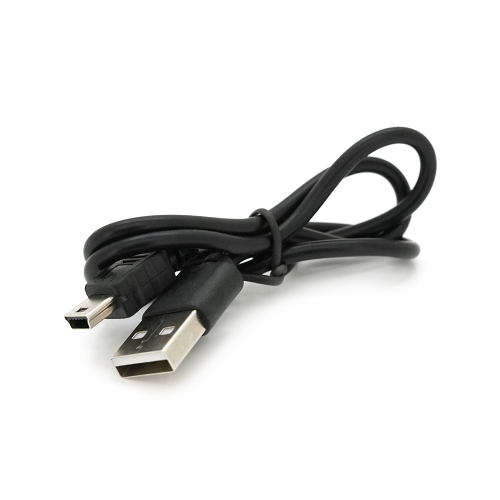 Кабель USB 2.0 (AM / Mini 5 pin) 0.4м, чорний