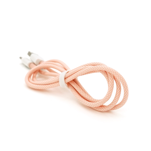 Кабель iKAKU KSC-723 GAOFEI, USB Type-A to USB Type-C, 2.4A, довжина 1м, Pink, BOX