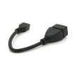 Кабель Voltronic, USB 2.0 Type-A(F) to Micro-B, OTG, 0.1м