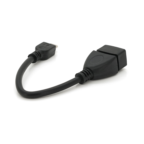 Кабель Voltronic, USB 2.0 Type-A(F) to Micro-B, OTG, 0.1м
