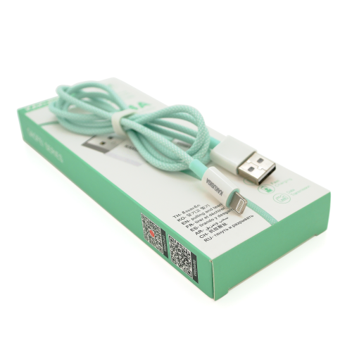 Кабель Lightning iKAKU USB 2.0 to Lightning 1m Green (KSC-723-G-L)