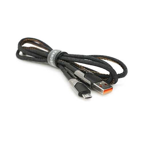 Кабель Micro USB iKAKU USB 2.0 to Micro USB 1.2m Black (KSC-192-M)