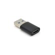 Перехідник VEGGIEG TC-106, USB 3.0(M) to USB Type-C(F), Black, Пакет