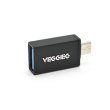 Перехідник VEGGIEG V-OT01 USB2.0(AF) OTG = microUSB(M), Black, Пакет