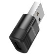 Перехідник Borofone BV18 USB2.0(M) =&gt; Type-C(F), Black, Blister