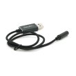 Перехідник для навушників VegGieg V-K201 USB2.0(M)-Jack3.5(F), Black, Box