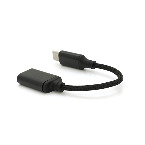 Перехідник KIN KY-242 USB2.0(AF) OTG - Type-C(M), 0.15m, Black, Box